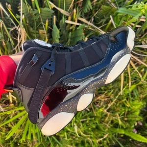 NIKE AIR JORDAN 6 RINGS|BLACK METALLIC|MEN SIZE 8.5